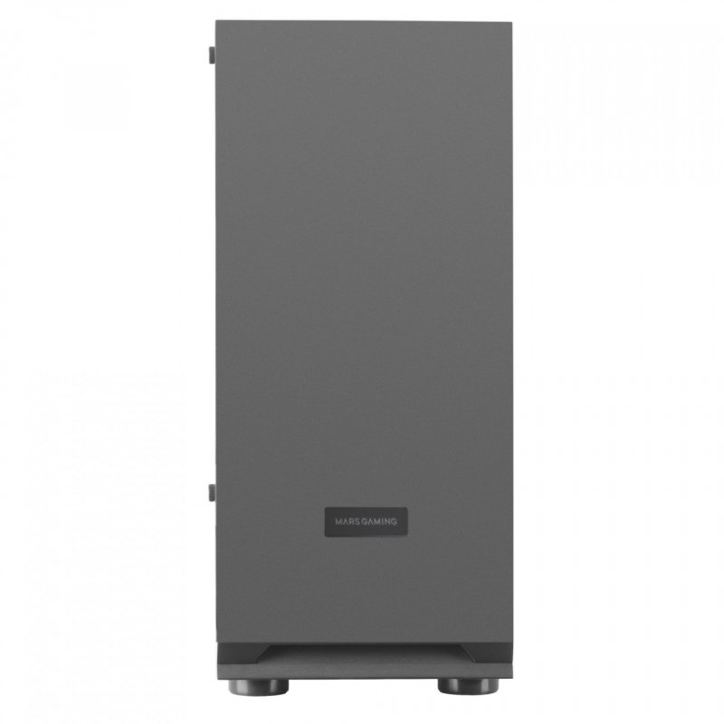 Mars Gaming MCN2 ATX Gaming PC Case Full Side Window Front Grille Dual Chamber Design Rear Fan 12cm Black