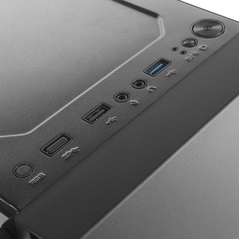 Boitier Moyen Tour ATX Mars Gaming MC-MCN2 avec panneau vitré (Noir)