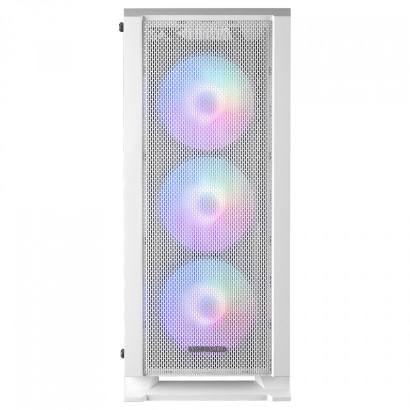 Boitier Moyen Tour ATX Mars Gaming MC-C RGB avec panneau vitré (Blanc)