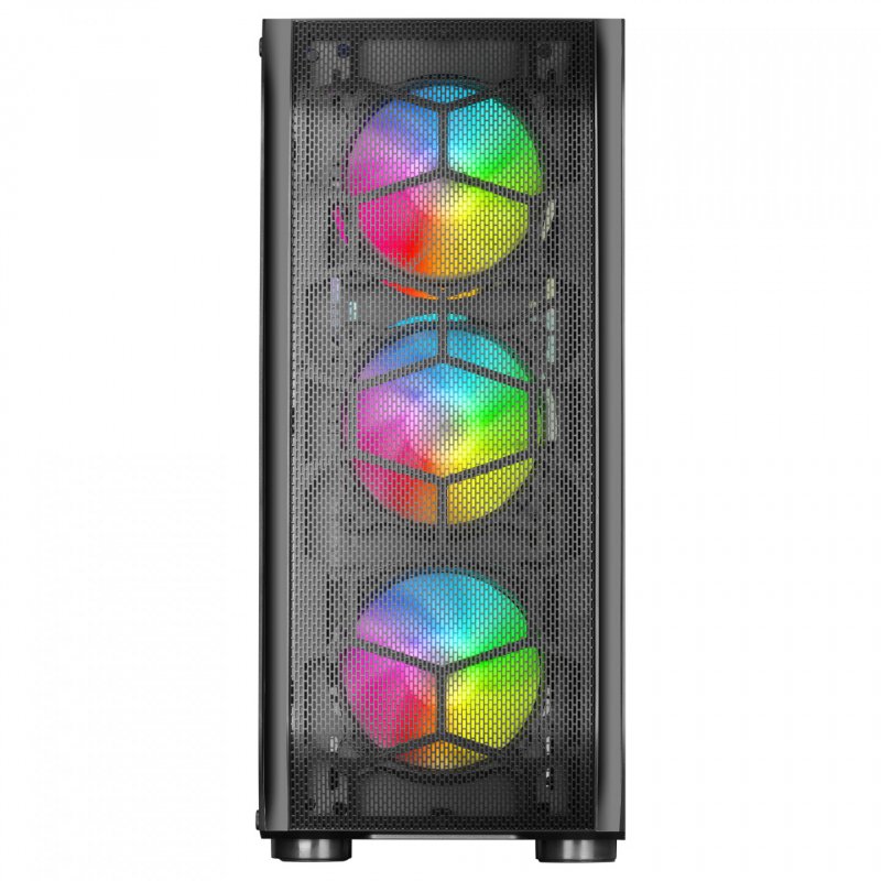 Boitier Moyen Tour E-ATX Mars Gaming MC-KX RGB avec panneau vitré (Noir)