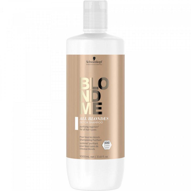 Schwarzkopf BLONDME All Blondes Detox 1000 ml Shampoo Professional Unisex