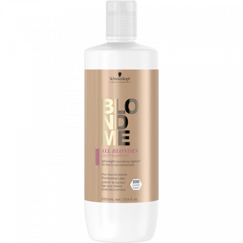Schwarzkopf BLONDME All Blondes Light 1000 ml Shampoo Professional Unisex