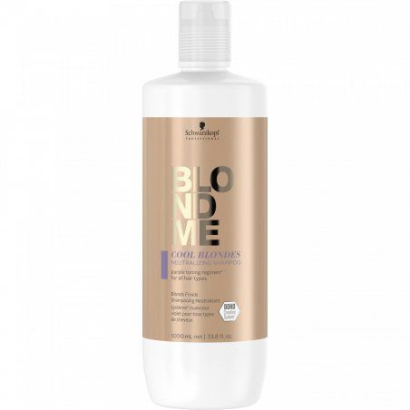 Schwarzkopf Shampooing Neutralisant Blonds Froids BLONDME 1000ml