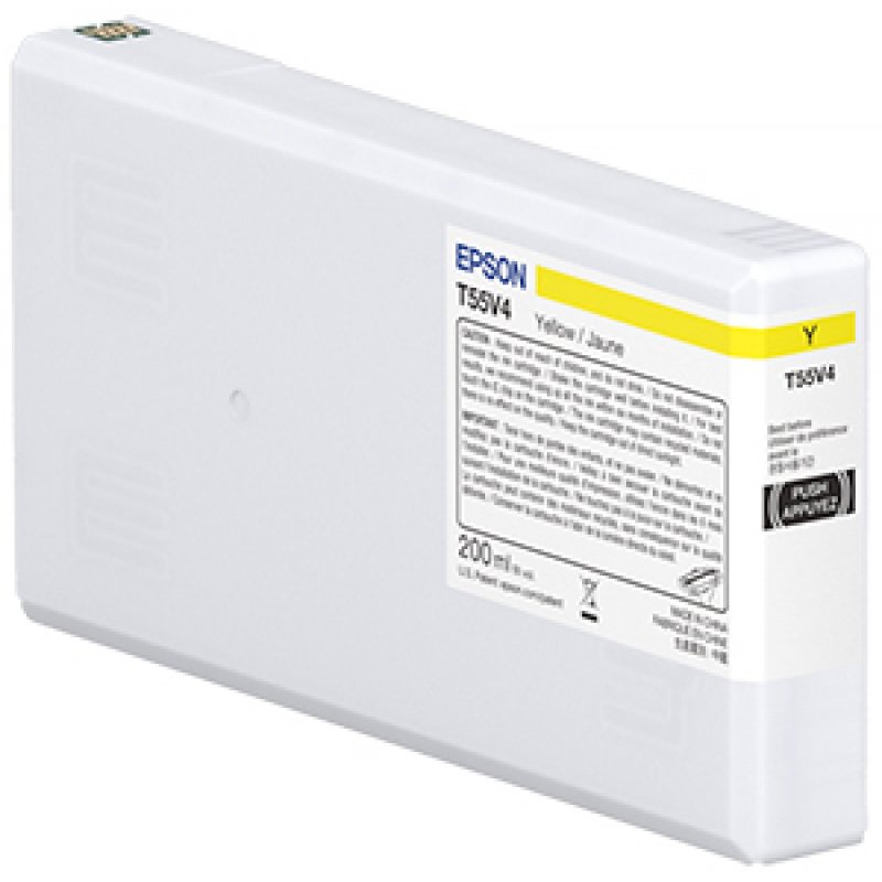 EPSON T55W4 Yellow Ink Cartridge 200ml