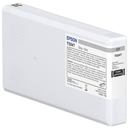 EPSON T55W7 Gray Ink Cartridge 200ml