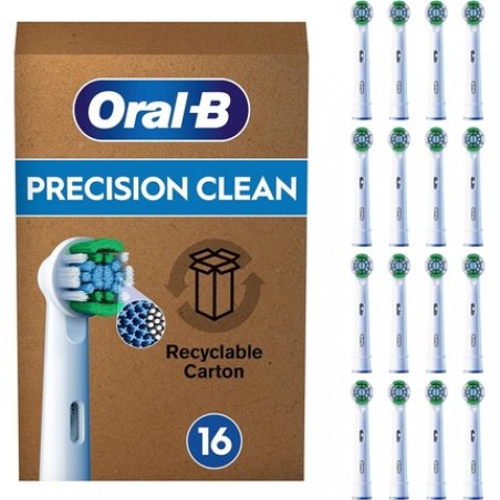 Oral-B Pro Precision Clean Aufsteckbürsten 16er (Frustfreie Umverpackung)