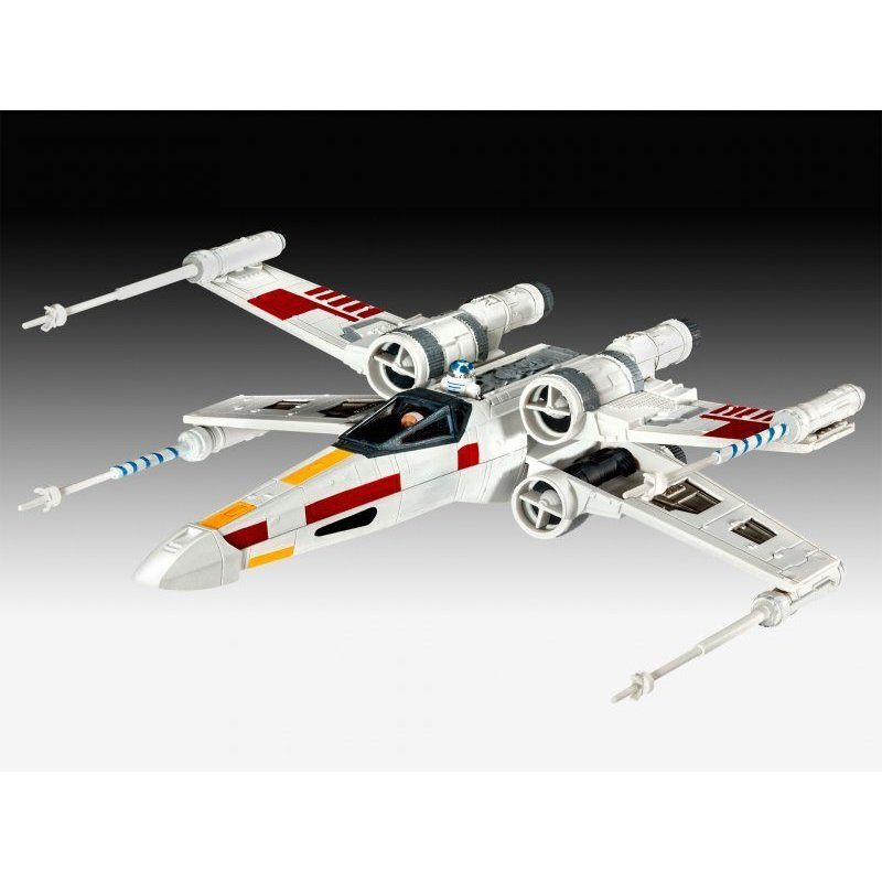 Revell Modellbausatz Star Wars X-Wing Fighter im Maßstab 1:112, Level 3, originalgetreue Nachbildung mit vielen