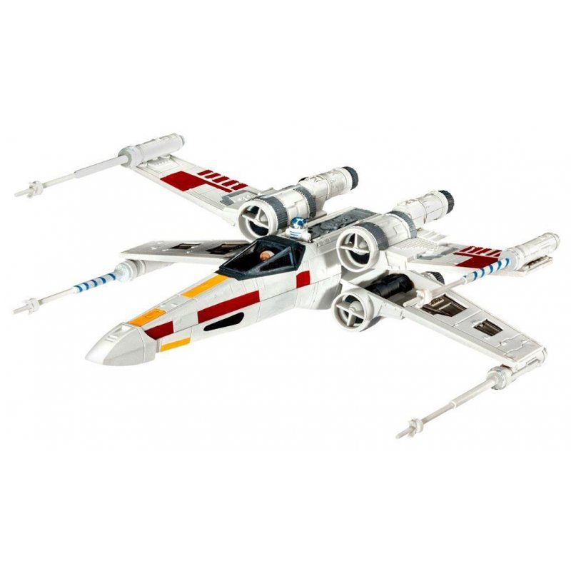 Revell Modellbausatz Star Wars X-Wing Fighter im Maßstab 1:112, Level 3, originalgetreue Nachbildung mit vielen