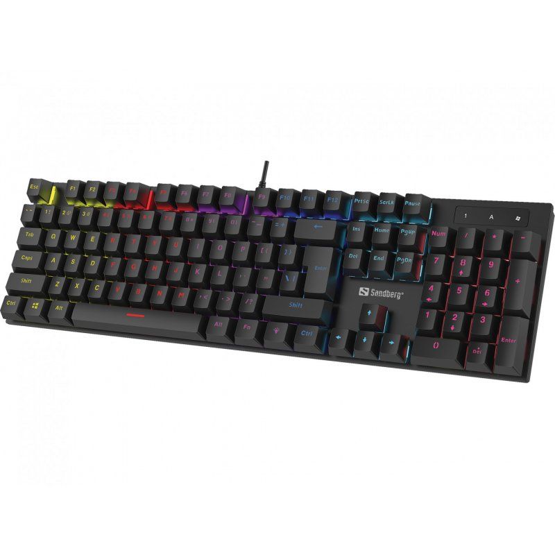 Sandberg 640-30 clavier USB QWERTY Noir