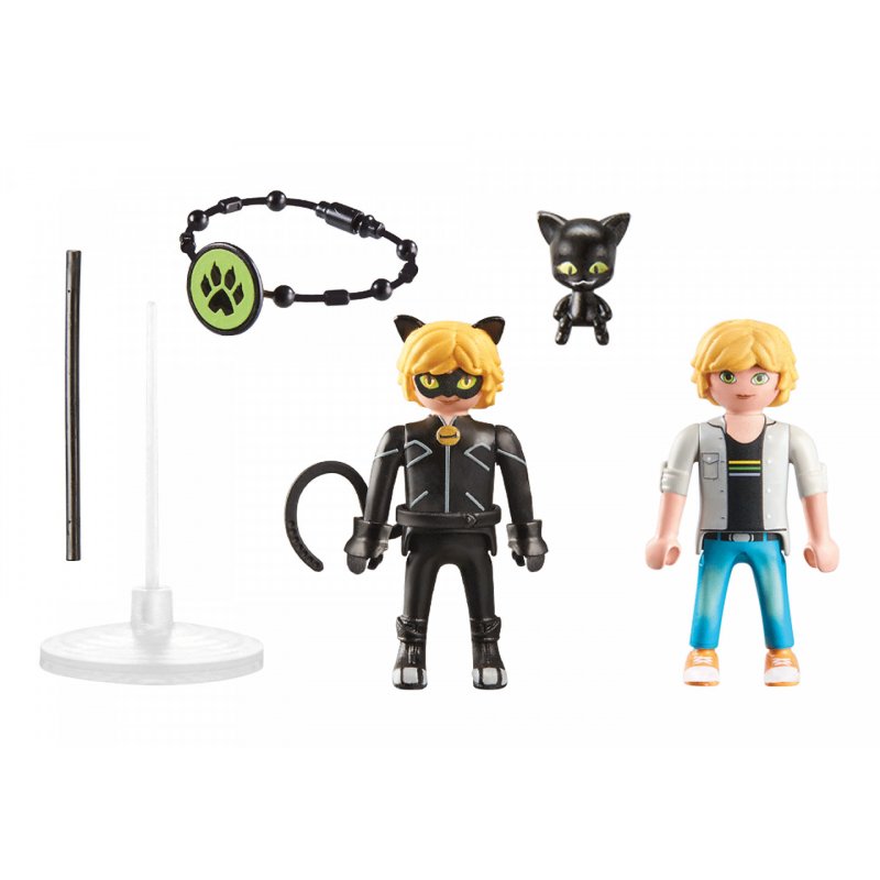 PLAYM MIRACULOUS ADRIEN ET CHAT NOIR