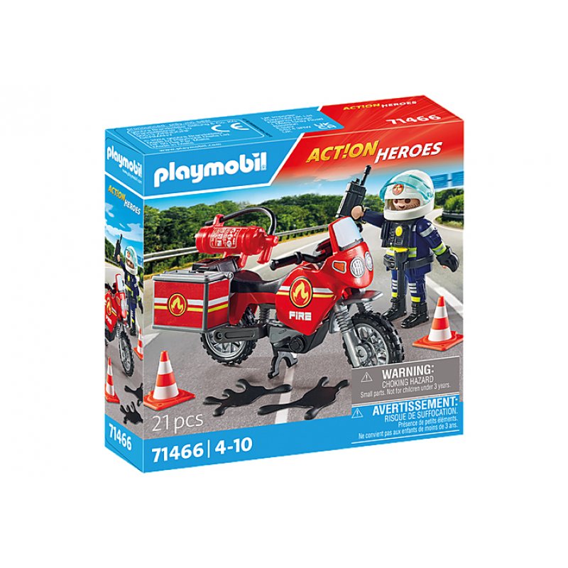 PLAYM POMPIER ET MOTO
