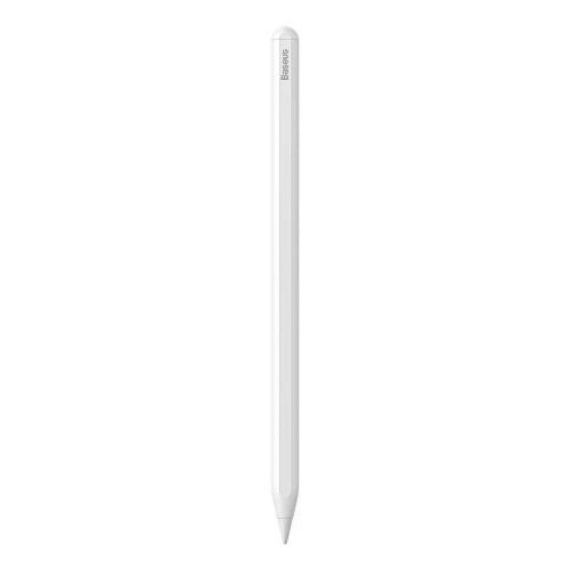 Baseus Tablet Tool Active Stylus Pen Wireless Charging with LED Indicator Active Replaceable Tip for iPad, White