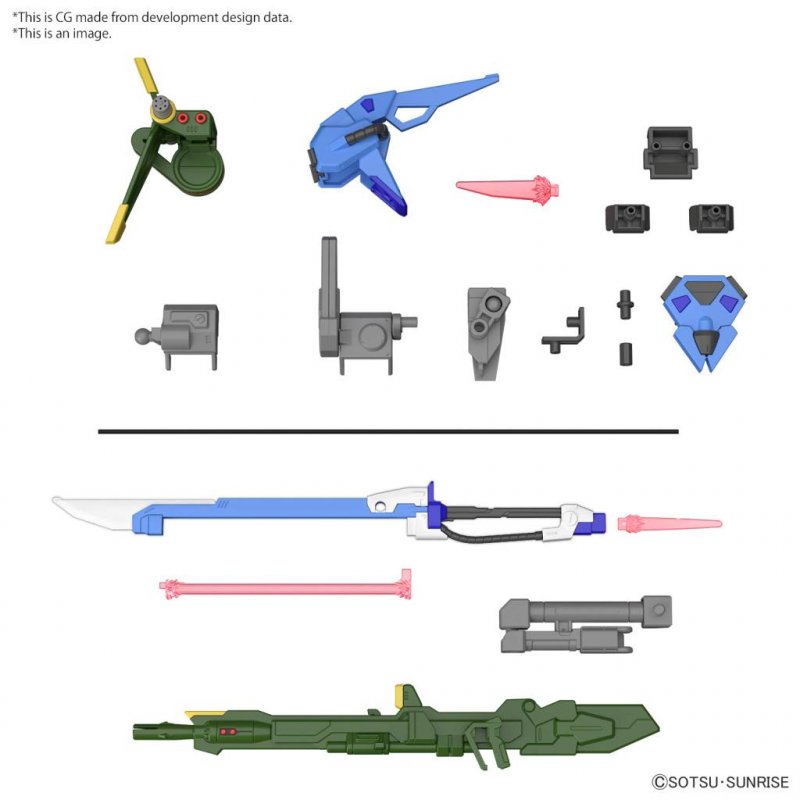 GUNDAM - Option Parts Set Gunpla 2 (Launcher/Sword Striker) -Model Kit