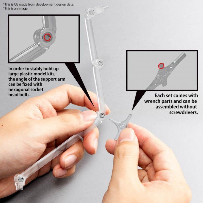 STOCK3-STOCKICX3 - GUNDAM - Action Base 8 (Clear Color) - Model Kit