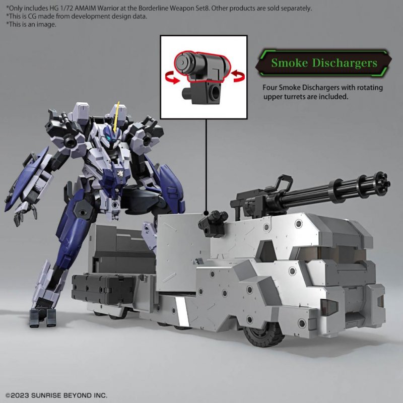 AMAIM -HG 1/72 AMAIM Warrior at the borderline Weapon Set 8 -Model Kit