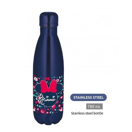 Stor Young Adult - Disney - Bouteille en Acier Inoxydable - Minnie Mouse Jardinage - 780 ML
