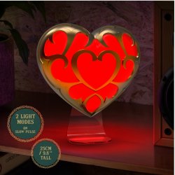 THE LEGEND OF ZELDA - Coeur - Lampe 25cm