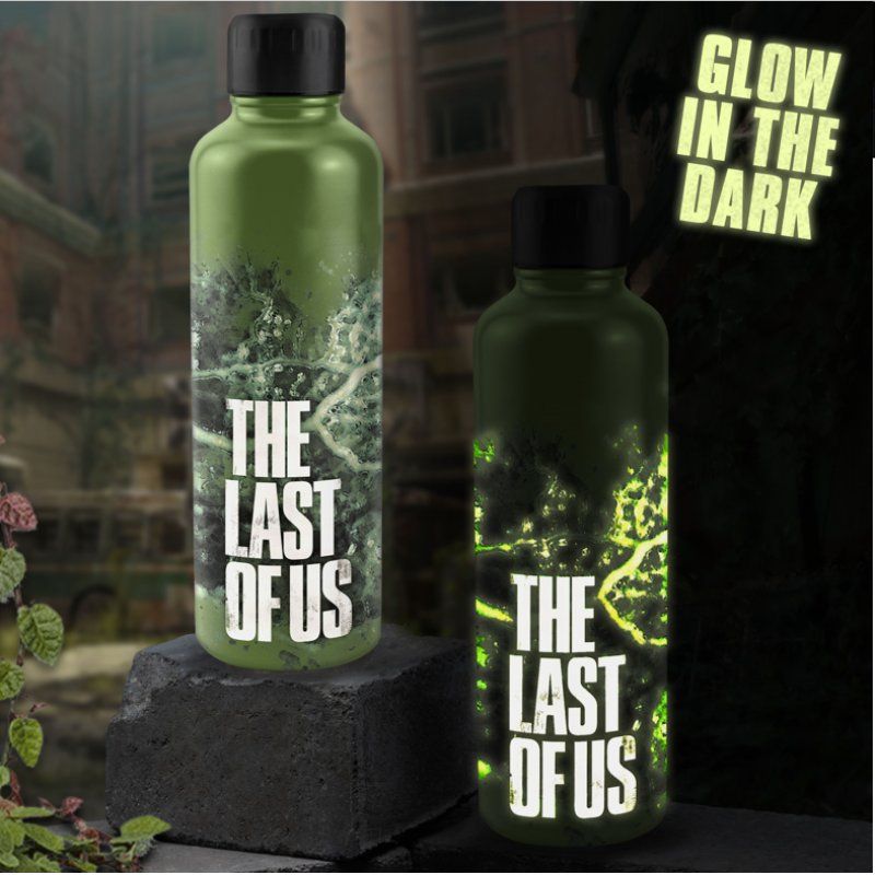 The Last of Us - Bouteille d'eau en métal 500ml Glow in the Dark