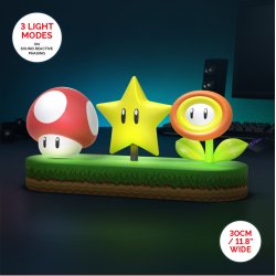 SUPER MARIO - Icones - Lampe 30cm