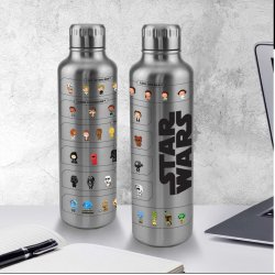 Star Wars - Bouteille d'eau en métal 500ml Personnages