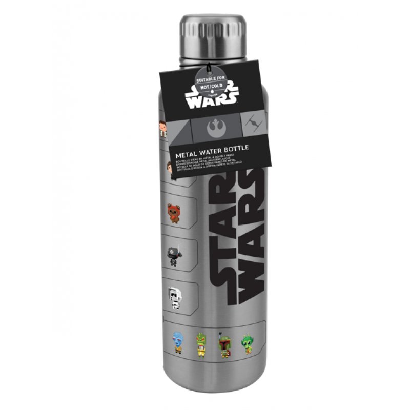 Star Wars - Bouteille d'eau en métal 500ml Personnages