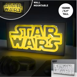 STAR WARS - Logo - Lampe Led Neon 15.5x30.5cm
