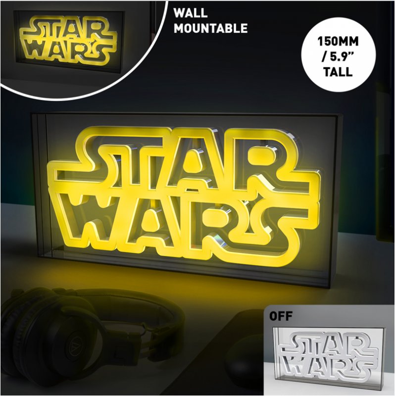 STAR WARS - Logo - Lampe Led Neon 15.5x30.5cm