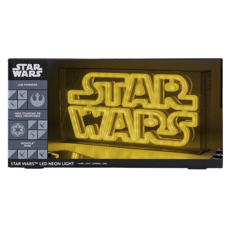 STAR WARS - Logo - Lampe Led Neon 15.5x30.5cm