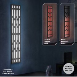 Star Wars - Lampe murale lumineux Étoile de la mort