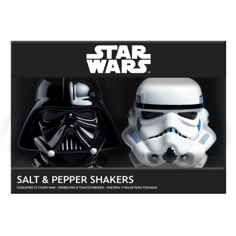 Star Wars - Salière et poivrière en céramique Dark Vador et Stormtrooper