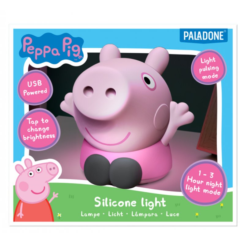 Peppa Pig - Veilleuse rechargeable en silicone Peppa Pig