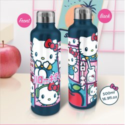 HELLO KITTY - Bouteille d'eau en Métal 500ml