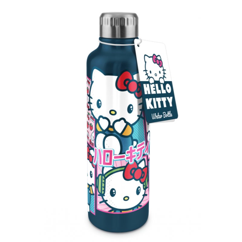 HELLO KITTY - Bouteille d'eau en Métal 500ml
