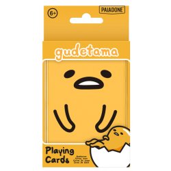 Gudetama - Cartes à jouer avec boîte de rangement en métal