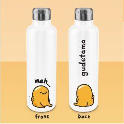 GUDETAMA - Bouteille d'eau en Métal 500ml