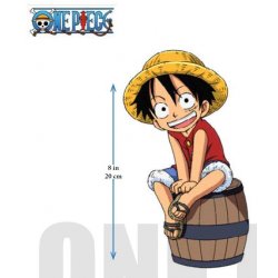 ONE PIECE - Luffy sur Tonneau - Figurine Lumineuse - 20 cm