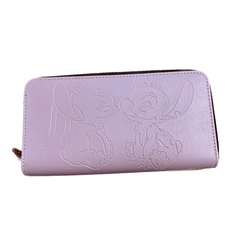 STITCH & ANGEL - Pink & Black - Portefeuille - '19x20x2,5cm'