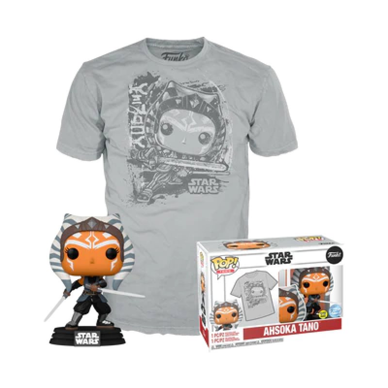 THE MANDALORIAN - Booble Head POP N° 464 - Ahsoka (GW) T-shirt (XL)