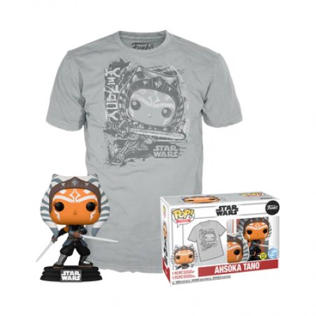 THE MANDALORIAN - Booble Head POP N° 464 - Ahsoka (GW) T-shirt (XL)