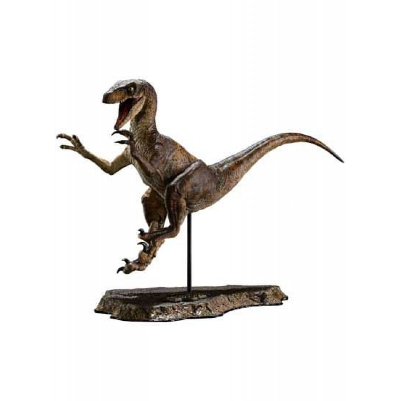Jurassic Park statuette Prime Collectibles 1/10 Velociraptor Jump 21 cm
