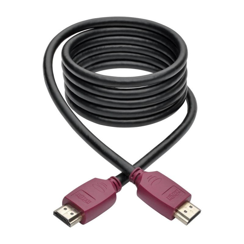 Tripp Lite P569-006-CERT 4K HDMI Cable with Ethernet (M/M) - 4K 60 Hz, Gripping Connectors, 6 ft.