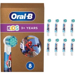 Oral-B Aufsteckb. Kids Spiderman 8er FFU
