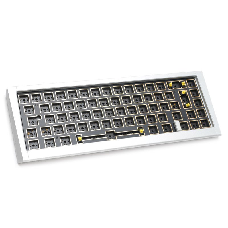 Ducky Outlaw 65 Gaming Tastatur, Barebone - silber (ANSI)
