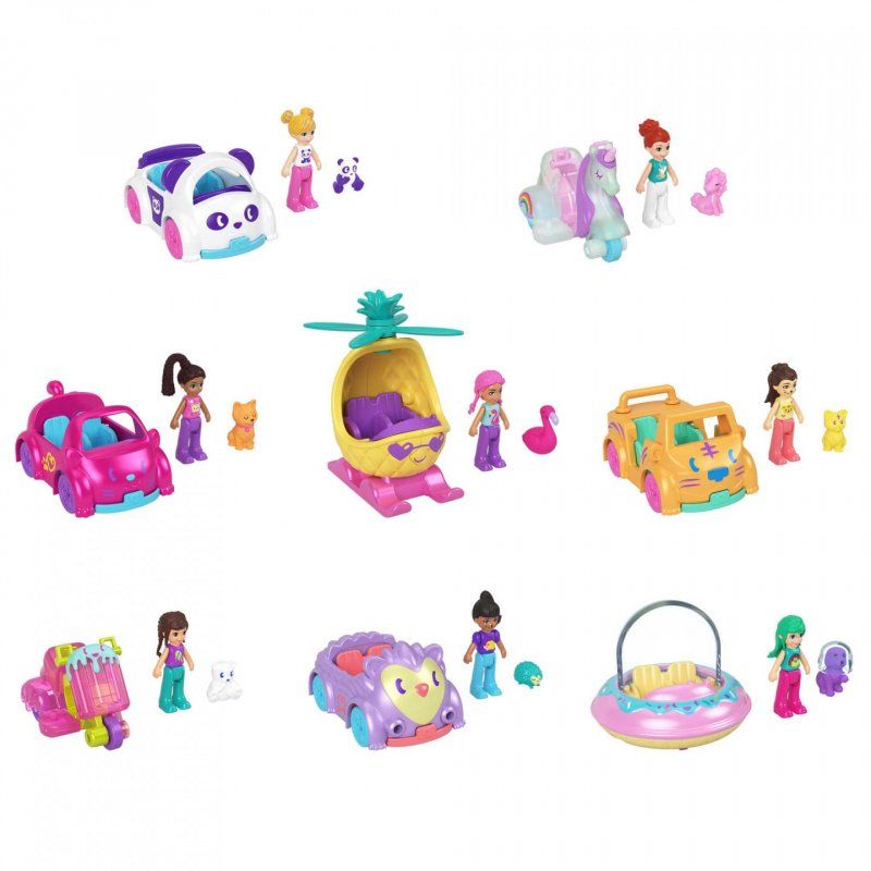 Polly Pocket Doll & Vehicle Assortment