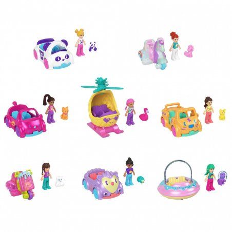 Polly Pocket Doll & Vehicle Assortment