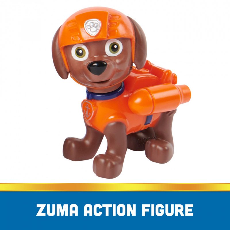 PAW Patrol , Zuma’s Hovercraft, Toy Vehicle with Collectible Action Figure, Sustainably Minded Kids Toys for Boys &