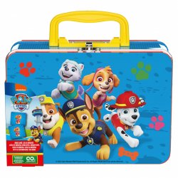 Games PAW Patrol Memo Game by , PAW Patrol Toys Memory Matching Kids in Portable Mini Storage Tin Box, for Preschoolers