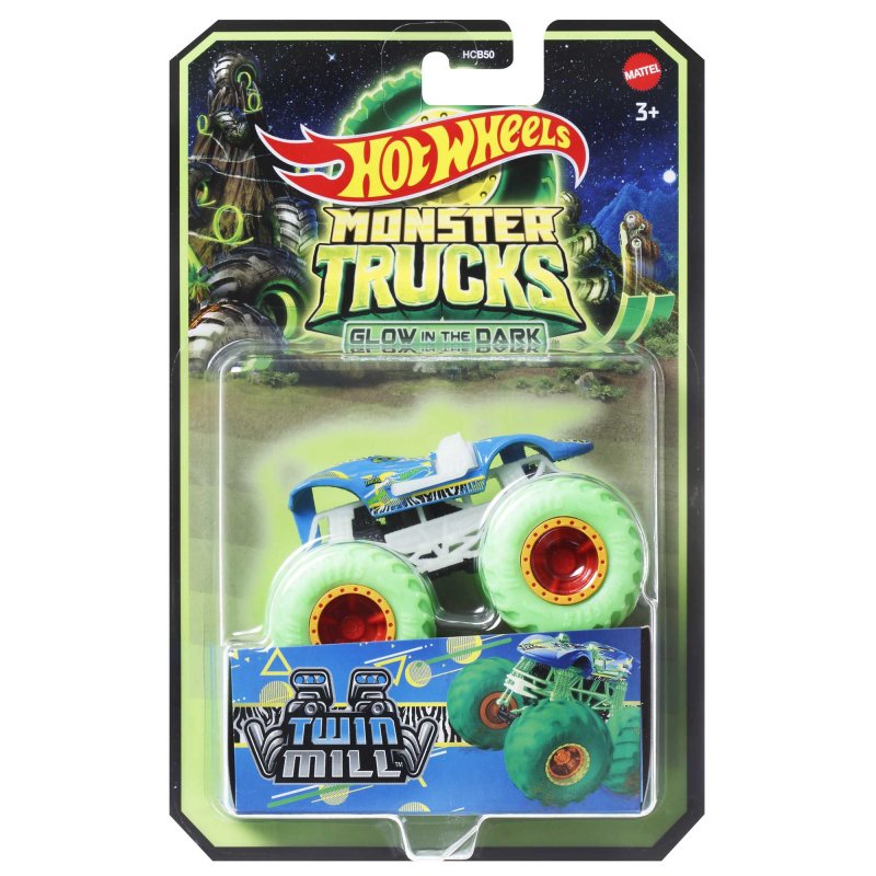 Hot Wheels Monster Trucks Mt Glow In The Dark Ast 2022 Mix 4 - 21A