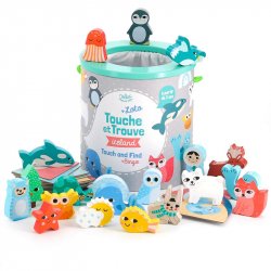 Vilac Touch and Find Iceland - Michelle Carlslund Board game Educational