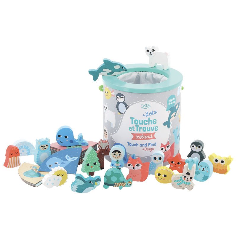 Vilac Touch and Find Iceland - Michelle Carlslund Board game Educational